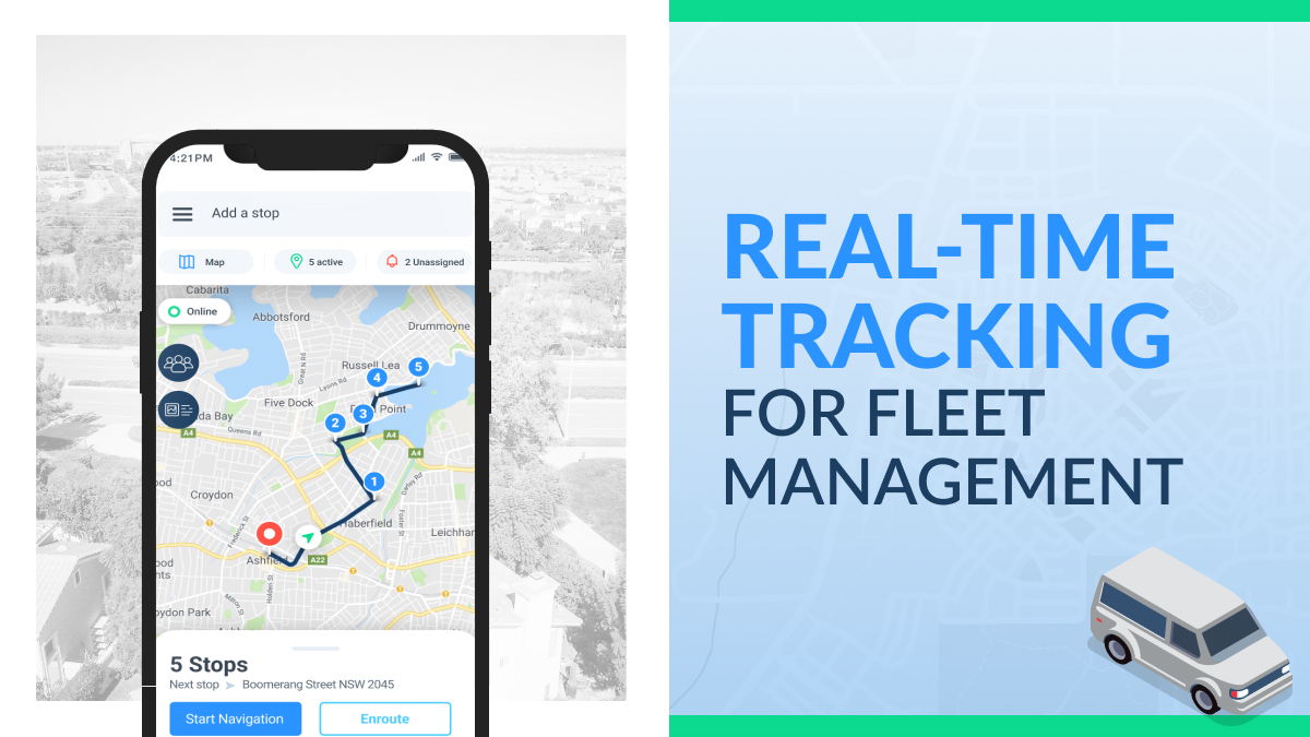 Real Time Tracking for Fleet Management